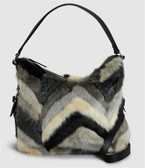 one off fake fur bag|Faux Fur Handbag .